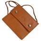 Preview: Brustbeutel Leder RFID Schutz Brusttasche Klarsichtfach Security Wallet 10018