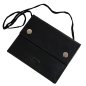 Preview: Brustbeutel Leder RFID Schutz Brusttasche Klarsichtfach Security Wallet 10018