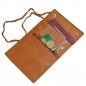 Preview: Brustbeutel Leder Brusttasche groß RFID Reisepass Security Wallet 10019