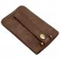 Preview: Schlüsselglocke Schlüsseltasche Leder Schlüsseletui Auto Etui Tasche 40008