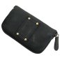 Preview: Flache Gürteltasche Hüfttasche Bikertasche Bauchtasche Leder Festivaltasche 40012