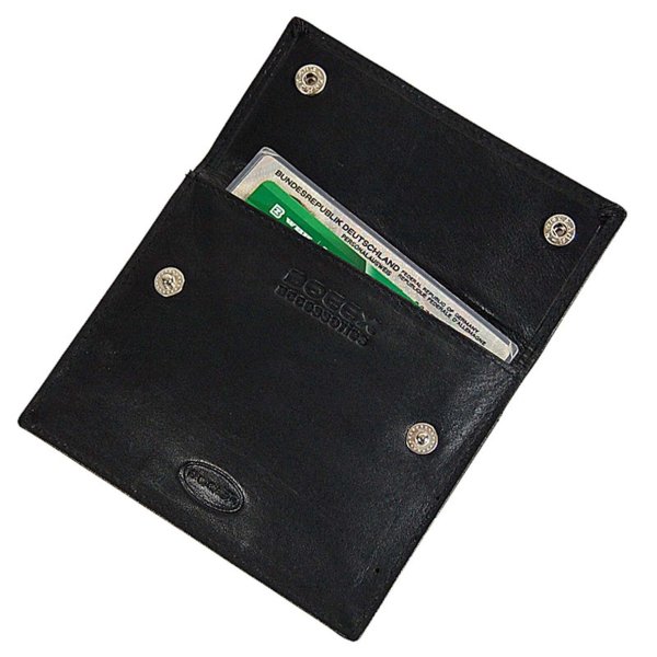 Brustbeutel Leder RFID Schutz Brusttasche Klarsichtfach Security Wallet 10018