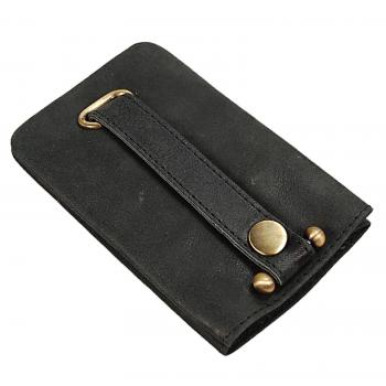 Schlüsselglocke Schlüsseltasche Leder Schlüsseletui Auto Etui Tasche 40008