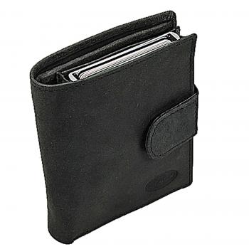 Herren Geldbeutel Leder Geldbörse Aluminium RFID Kartenetui Herrenbörse 40029