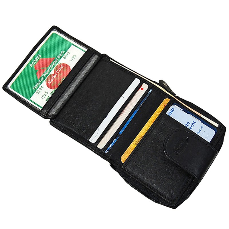 Damenbörse aus weichem Rindsleder Damen Geldbörse Geldbeutel 10033
