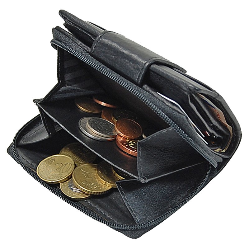 Damenbörse aus weichem Rindsleder Damen Geldbörse Geldbeutel 10033