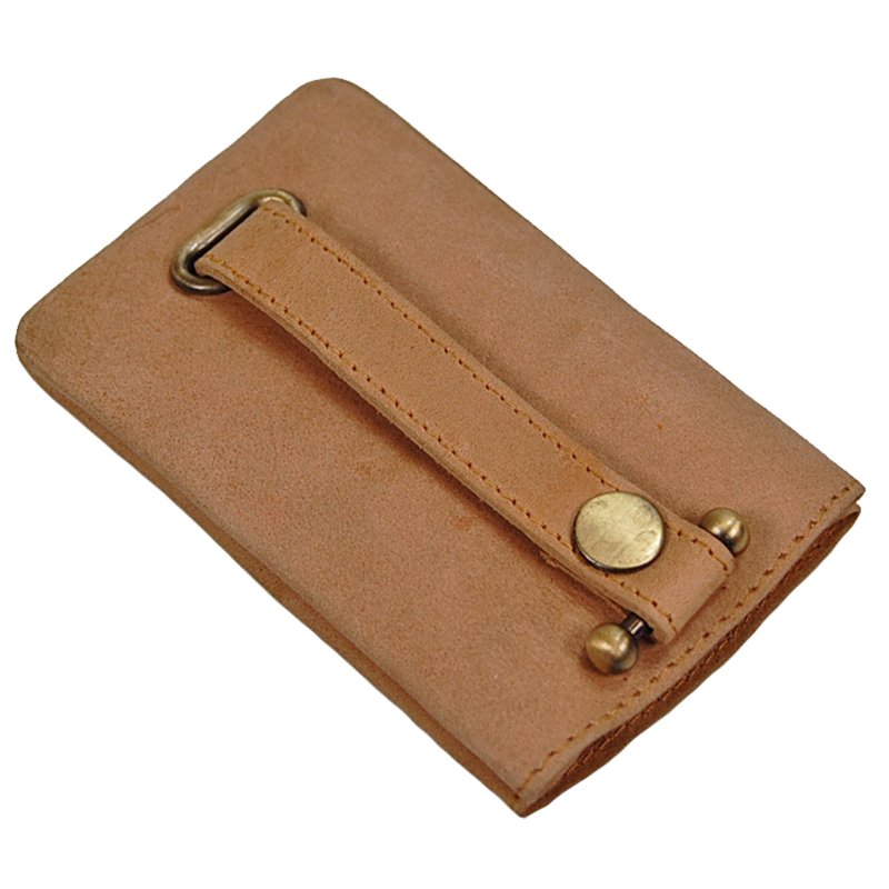 Schlüsselglocke Schlüsseltasche Leder Schlüsseletui Auto Etui Tasche 40008