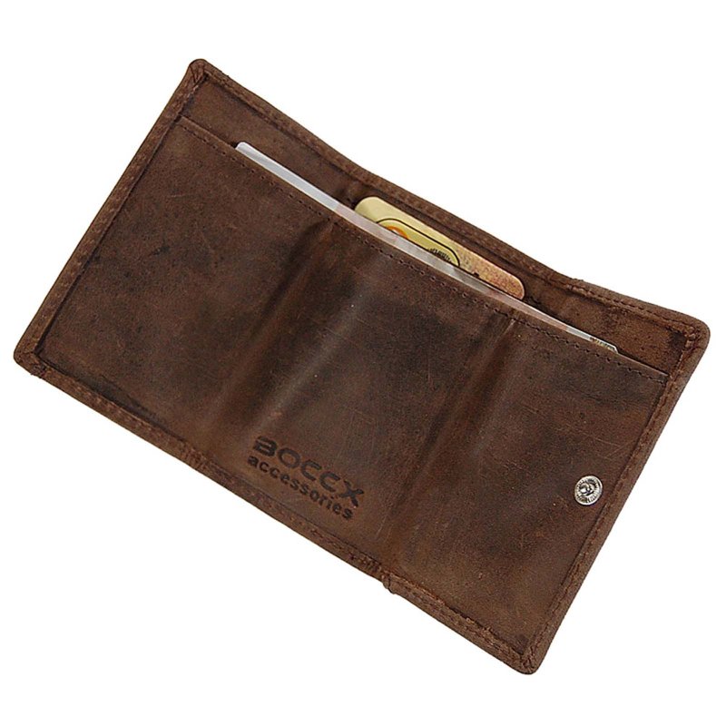 Mini Geldbörse Leder Geldbeutel Portmonee Jeansbörse Party Damen Herren 40105